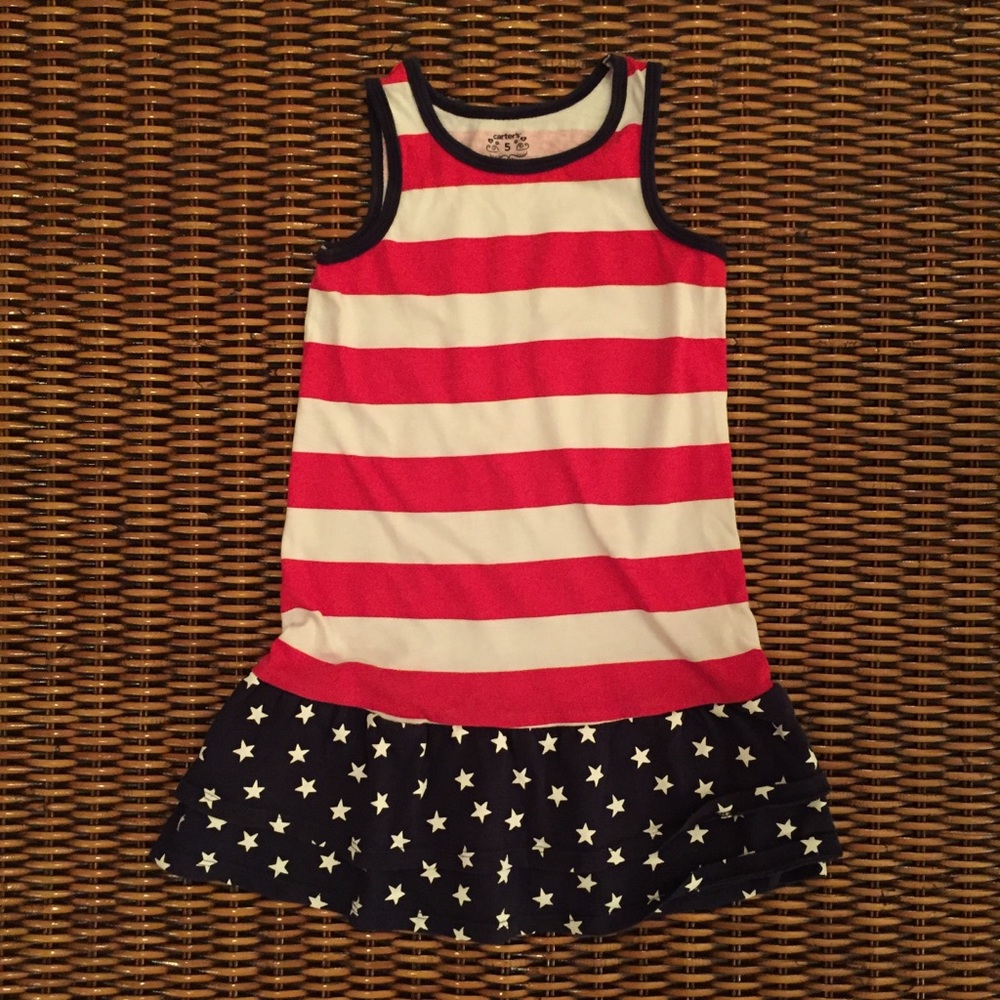 NWOT Girls Stars & Stripes Sundress
